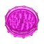 3" Acrylic Magnetic 2-Part Herb Grinder “Color Pop” – Choose Color