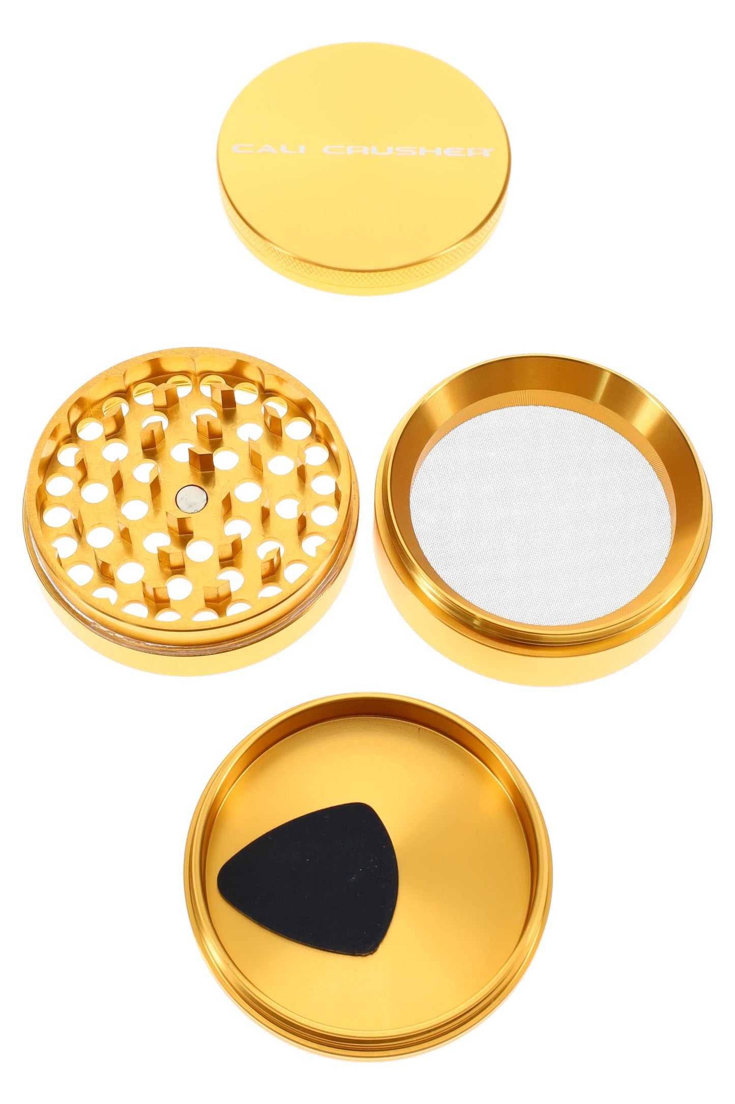 Cali Crusher O.G. 4-Part Metal Herb Grinder – 2.5″ – Assorted Colors