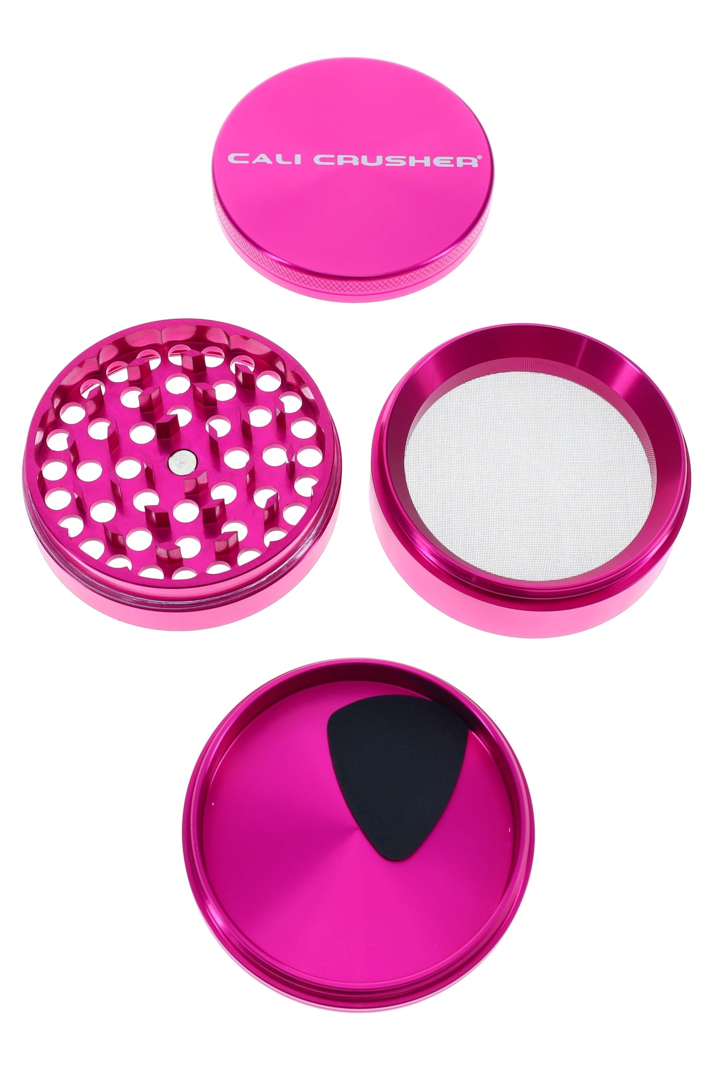 Cali Crusher O.G. 4-Part Metal Herb Grinder – 2.5″ – Assorted Colors