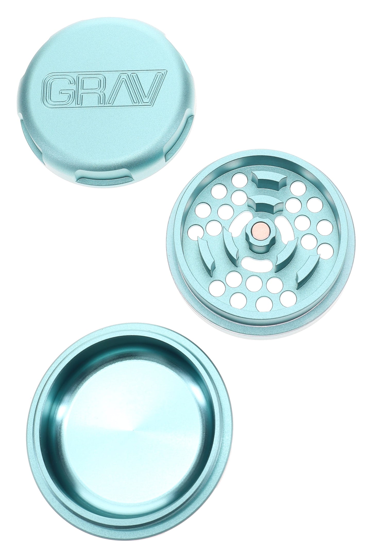 GRAV 3-Piece Metal Herb Grinder – 2.75″