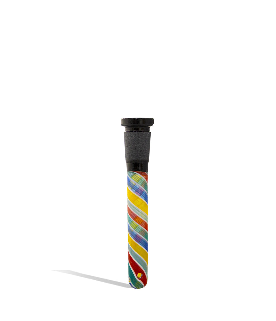 3.5 inch 14mm Downstem with Chromatic Swirl Design
