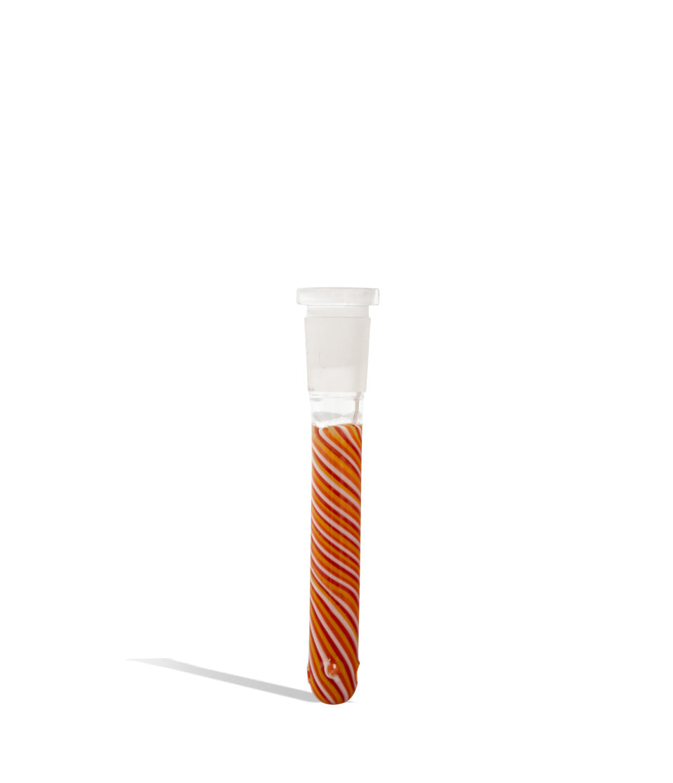 3.5 inch 14mm Downstem with Chromatic Swirl Design