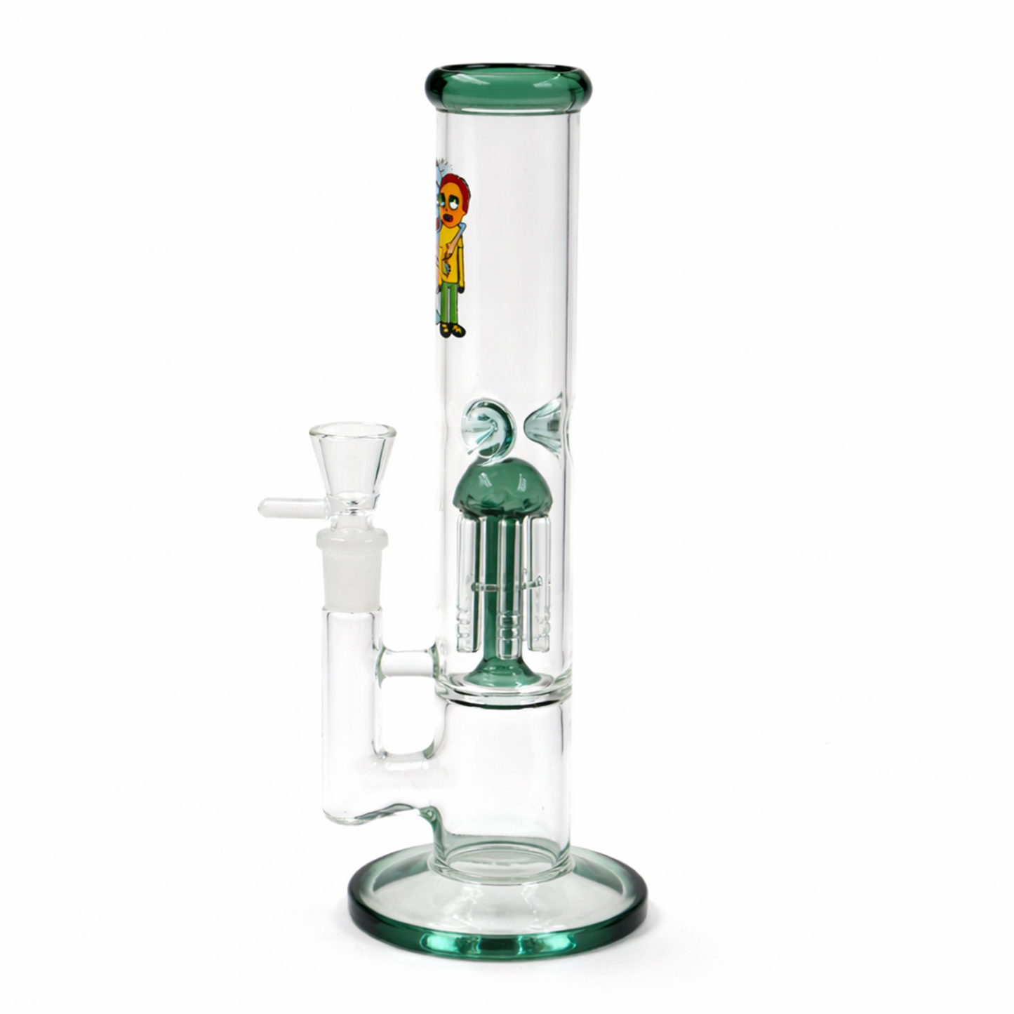 Galactic 6-Arm Straight Tube Bong