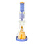 OS90 Oversized Slitted Pyramid Beaker Freezable Coil System Purple Butter