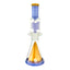 OS90 Oversized Slitted Pyramid Beaker Freezable Coil System Purple Butter