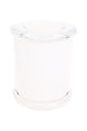 X-Large Colored Glass Jar – 4.75″ H × 4″