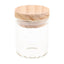 Glass Jar – Bamboo Pop-Top Lid – 3 Sizes