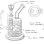Twenties Collection Water Pipe | Mermaid