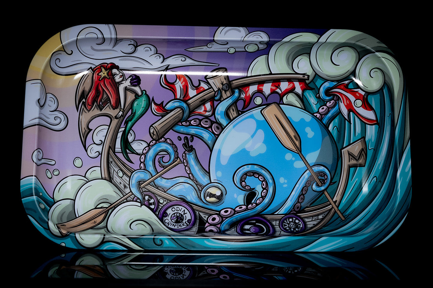 The Kraken Rolling Tray 10.5"