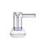 MJ Arsenal Cove Glass Bubbler