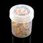Glass Daisy Pipe Screens – 200-Count Jar – Assorted Colors