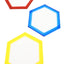 (Assorted Colors) Hexagon Silicone Dab Mat
