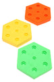 (Assorted Colors) Honeycomb Silicone Bowl Display – 5″