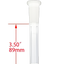 TAG - 18/14MM 6 Row x 3 (54 Hole) Open End Gridded Super Slit Downstem (5.50")