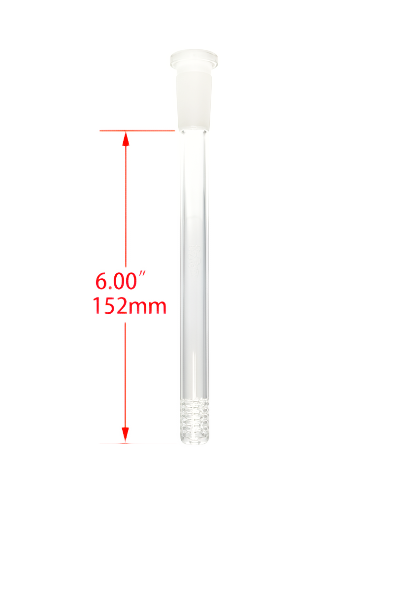 TAG - 18/14MM 6 Row x 3 (54 Hole) Open End Gridded Super Slit Downstem (5.50")