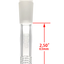 TAG - 18/14MM 6 Row x 3 (54 Hole) Open End Gridded Super Slit Downstem (5.50")