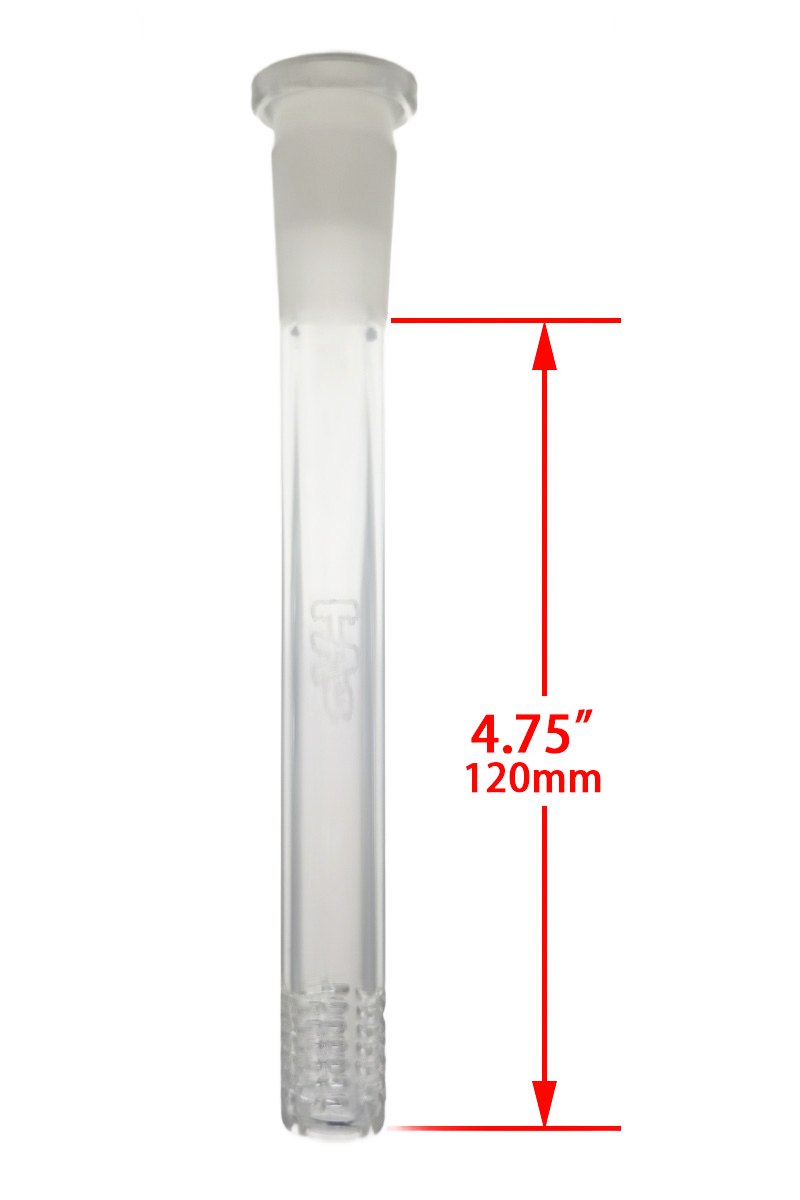 TAG - 18/14MM 6 Row x 3 (54 Hole) Open End Gridded Super Slit Downstem (5.50")