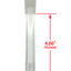 TAG - 18/14MM 6 Row x 3 (54 Hole) Open End Gridded Super Slit Downstem (5.50")
