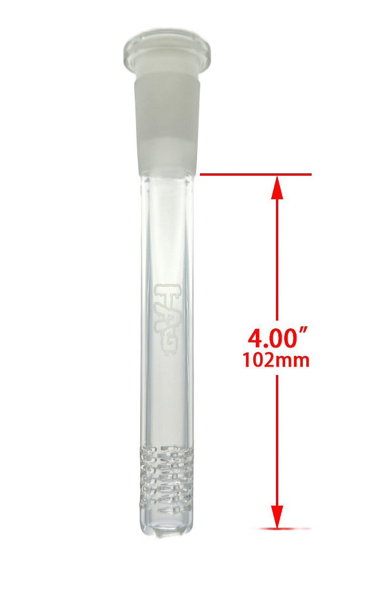 TAG - 18/14MM 6 Row x 3 (54 Hole) Open End Gridded Super Slit Downstem (5.50")