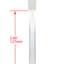 TAG - 18/14MM Open End 32 Slit Multiplying Rod Downstem