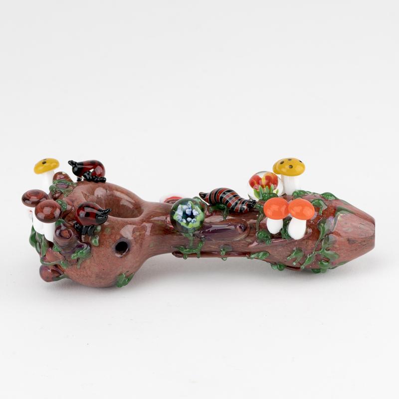 Empire Glassworks “Bug’s Life” Glass Hand Pipe – 4½″ – US-Made