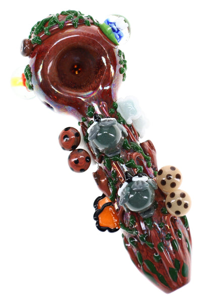 Empire Glassworks “Hootie’s Forest” Glass Hand Pipe – 4½″ – US-Made