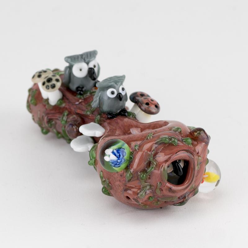 Empire Glassworks “Hootie’s Forest” Glass Hand Pipe – 4½″ – US-Made