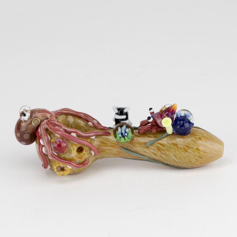 Empire Glassworks “Kraken” Glass Hand Pipe – 4½″ – US-Made
