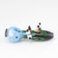 Empire Glassworks “Climbing Pandas” Glass Hand Pipe – 4½″ – US-Made