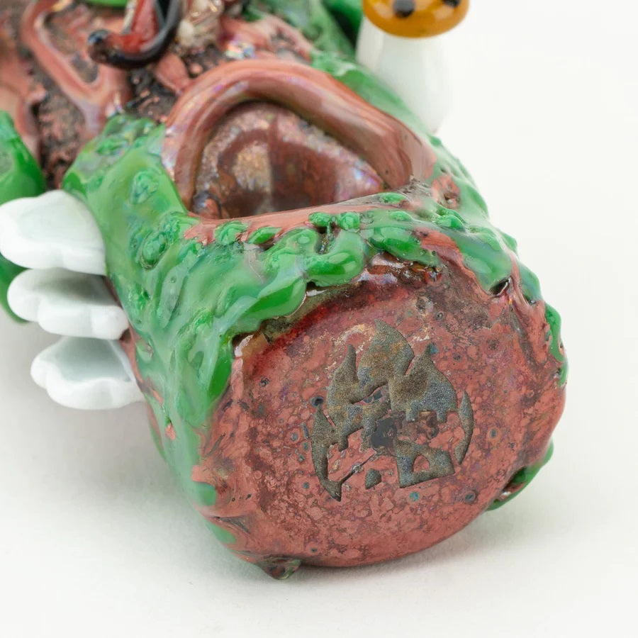Empire Glassworks “Mossy Log” Glass Hand Pipe – 4″ – US-Made