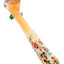 Gold Fumed Confetti Bee Glass Sherlock Pipe “Honey Haze” – 7.5″ – Assorted