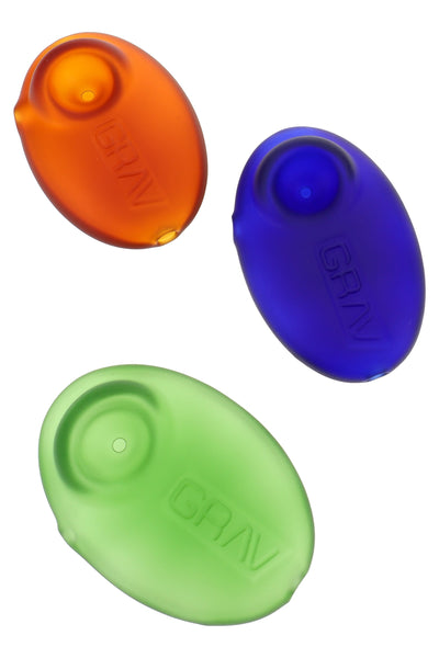 GRAV Sandblasted Pebble Spoon Hand Pipe – 3″
