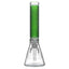 Calibear Deep Sandblasted Glass Beaker Bong | 8" & 14" Artistic Water Pipe