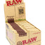 RAW Organic Hemp Connoisseur 1¼ + Tips – 24-Count Display