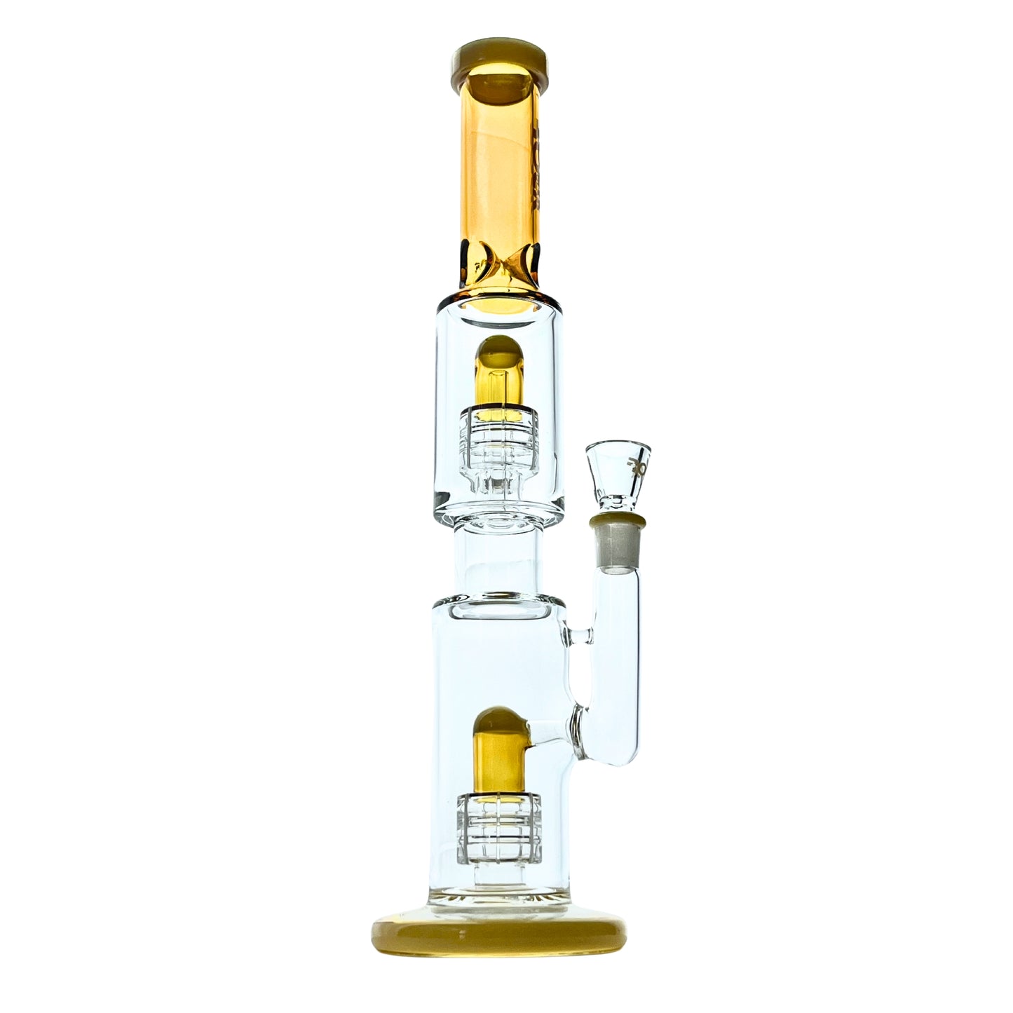 StormRock 16" Double Showerhead Ice Bong