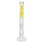 18" x 9mm classic Straight Tube bong