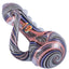 Crush Eye Candy Crayon Tusk Hand Pipe - Carbureted Glass, Various Colors