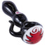 Crush Eye Candy Black Onyx Tusk Hand Pipe - Vibrant Borosilicate Glass 4.5"
