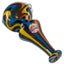 Crush Eye Candy Artisan Hand Pipe - Vibrant Borosilicate Glass Spoon, 4"