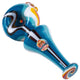 Crush Eye Candy Artisan Hand Pipe - Vibrant Borosilicate Glass Spoon, 4"