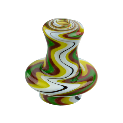 Yellow Swirl Cap + 2 pearls  (BX155A)