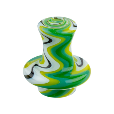 Green Swirl Cap + 2 pearls  (BX155A)