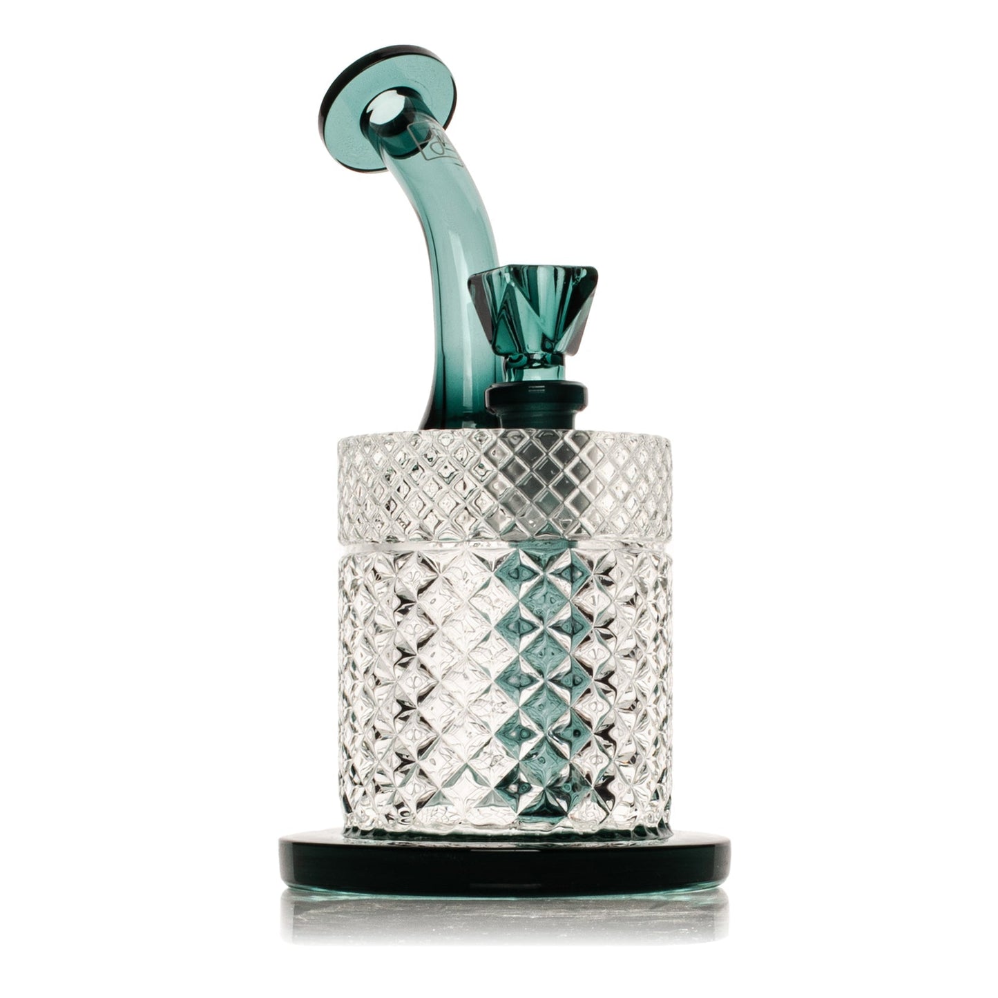 Jane West Twenties Collection Glass Water Pipe – 7½″