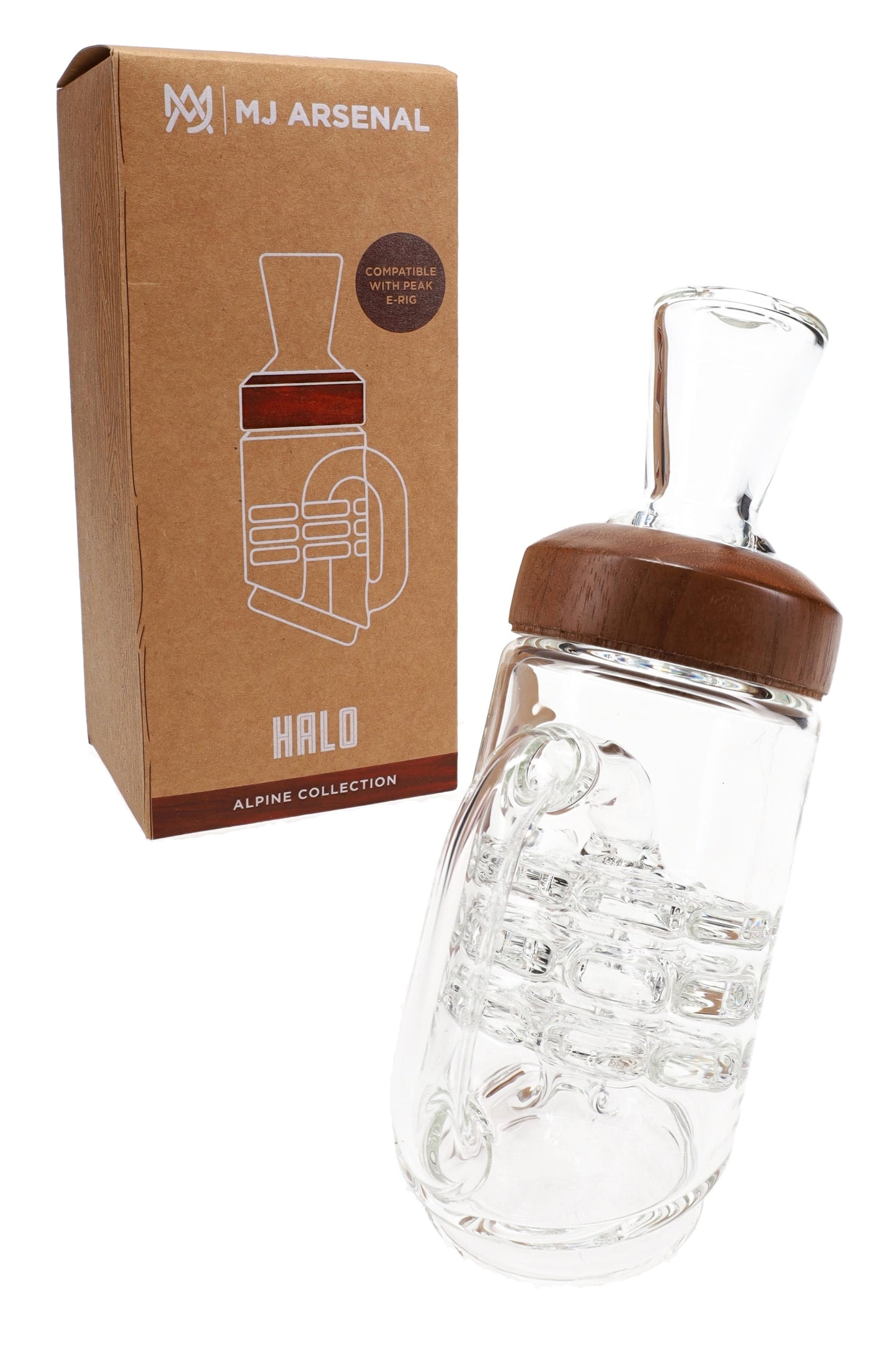 MJ Arsenal Halo Puffco Peak Glass Top – Alpine Collection