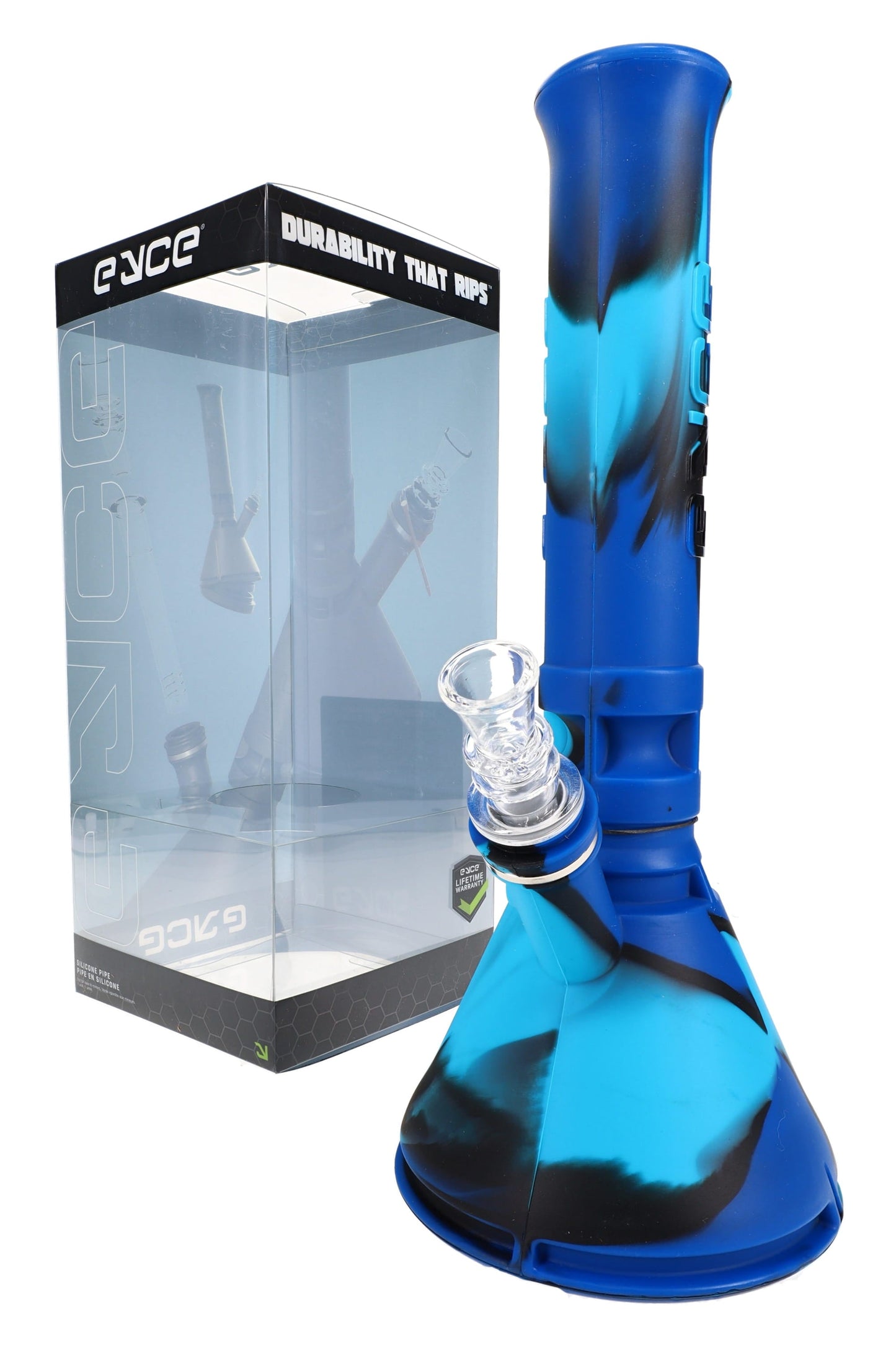Eyce Beaker Silicone Bong – 12″ – Assorted Colors