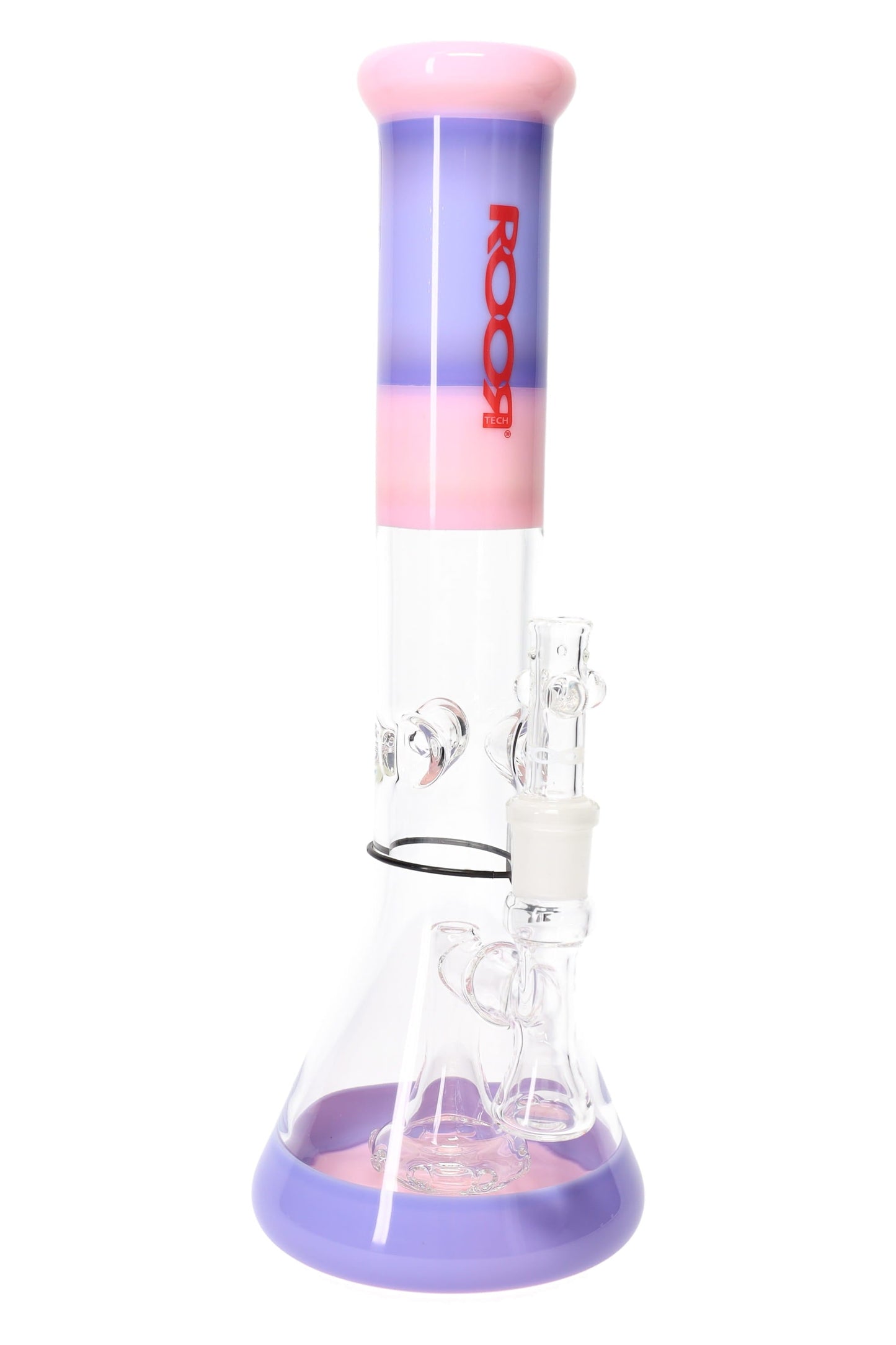 ROOR Tech 14″ Multicolor Beaker Bong with Showerhead Perc – 5 mm Thick