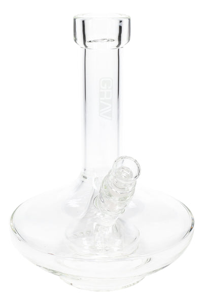GRAV Small Wide Base Bong – 7½″ – 14.5 mm Bowl