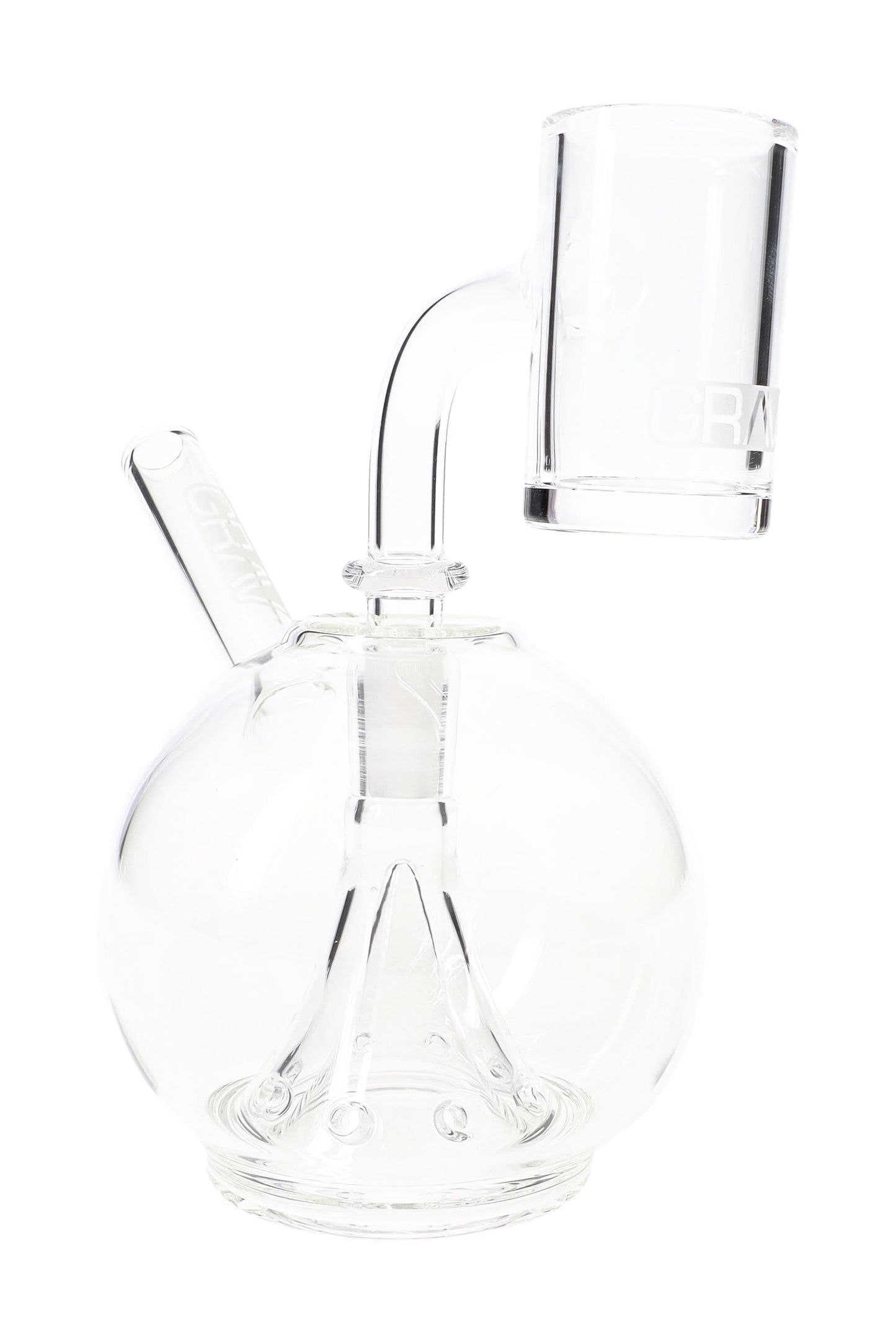 GRAV 7.5″ Eclipse Dab Rig – 10 mm Clear