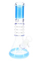 GoG Ring Beaker Bong “Showcase Pop” – 10″ – Ice Pinch – Assorted Colors