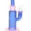 Frosted Glass-on-Glass Space Bong “Cosmic Chill” – 9″ – Showerhead Perc
